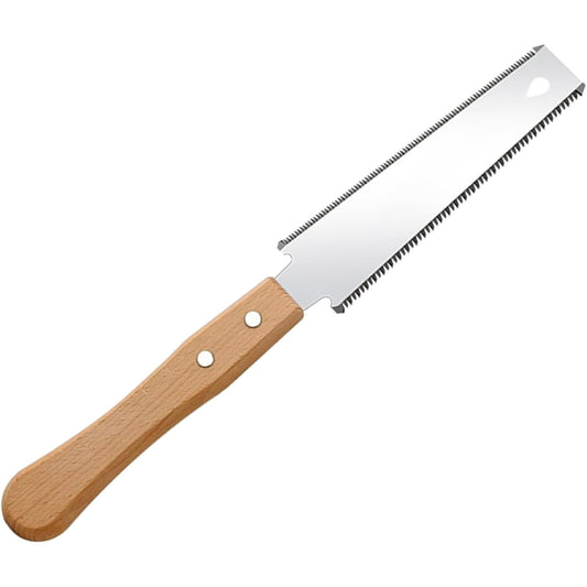Japanese Pull Saw,Small Hand Saw, Japanese Double Pull Saw with Wooden Handle,Steel Blades and Wood Handles, V1189-LWWAL-20260401-06684