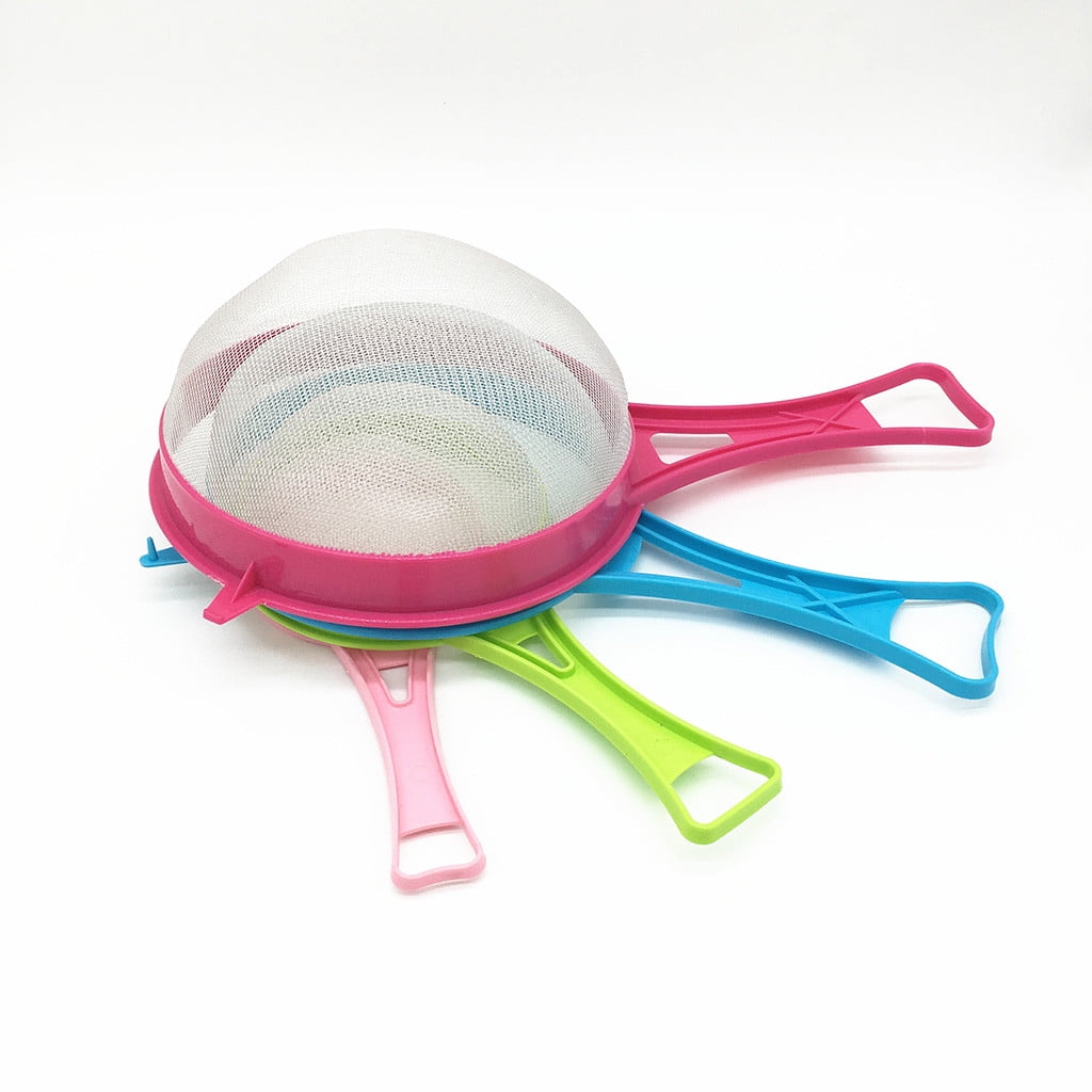 4 Pcs Plastic Mesh Strainer Colander Set,Nylon Mesh Strainer Food Yogurt Mesh Sieve,Plastic Mesh V1189-LWWAL-20260401-06688