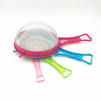 4 Pcs Plastic Mesh Strainer Colander Set,Nylon Mesh Strainer Food Yogurt Mesh Sieve,Plastic Mesh V1189-LWWAL-20260401-06688