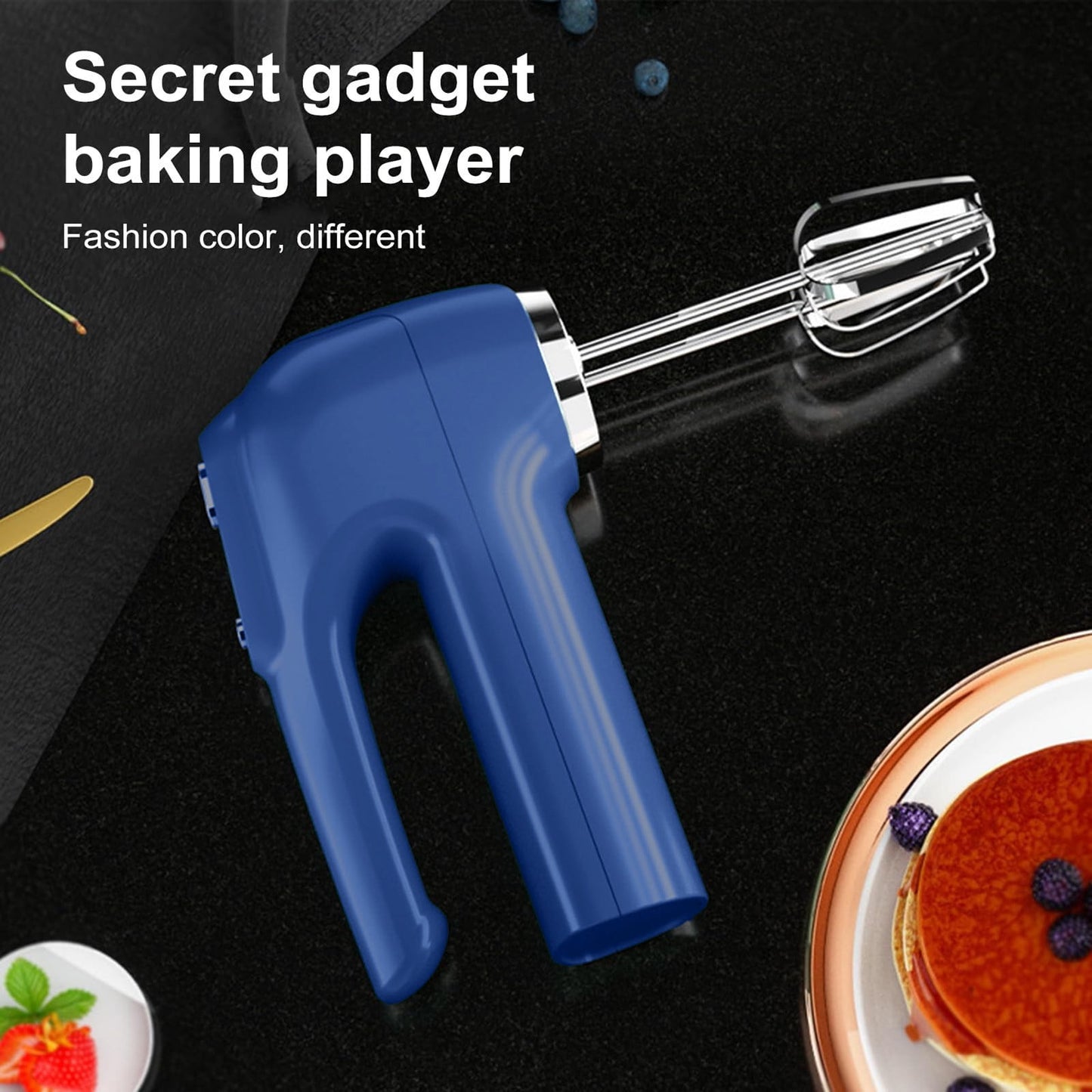 Powerful Hand Mixer, 3-Speed Hand Held Mixer for Baking, Lightweight Stainless Hand , Kitchen Mixer for , V1189-LWWAL-20260401-06702