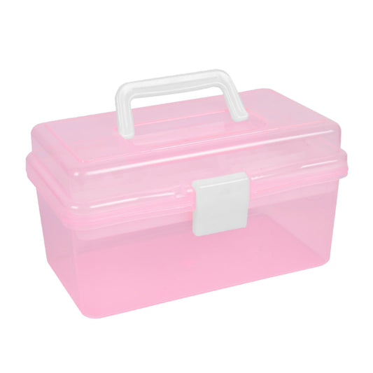 Home Box and Travel Storage Box, Plastic Kit Case Container Empty, Box with Lock Lid & Handle, Emergency V1189-LWWAL-20260401-06725