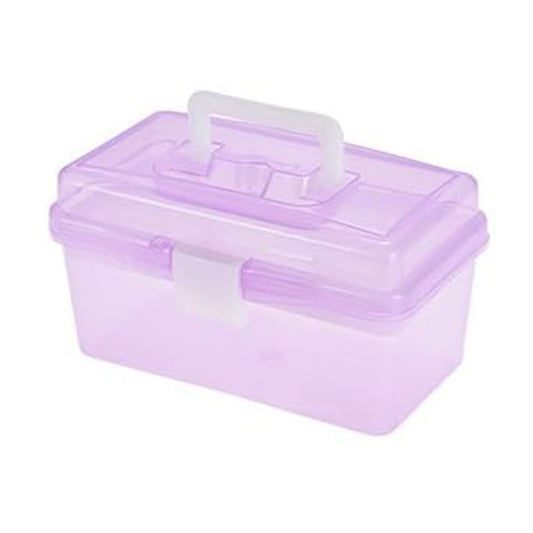 Home Box and Travel Storage Box, Plastic Kit Case Container Empty, Box with Lock Lid & Handle, Emergency V1189-LWWAL-20260401-06726