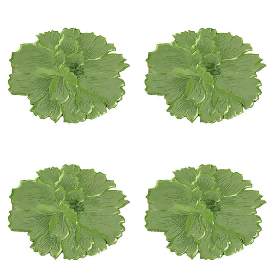 4 Pcs Flower Placemat,3D Flower Placemats,Flower Shape Placemat,Heat-Resistant And Washable Placemat for V1189-LWWAL-20260401-06731