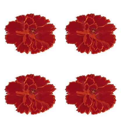 4 Pcs Flower Placemat,3D Flower Placemats,Flower Shape Placemat,Heat-Resistant And Washable Placemat for V1189-LWWAL-20260401-06732