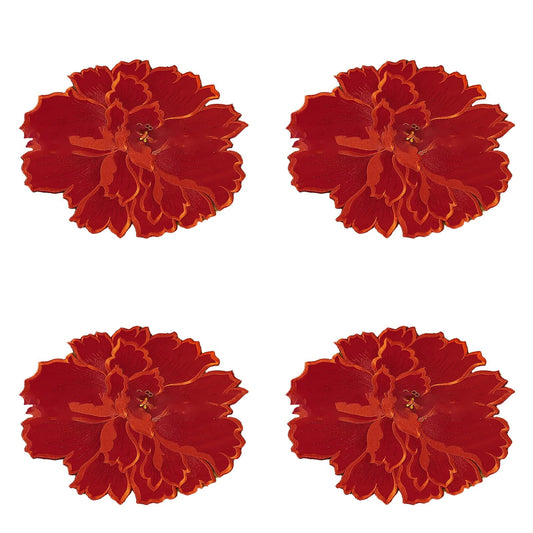 4 Pcs Flower Placemat,3D Flower Placemats,Flower Shape Placemat,Heat-Resistant And Washable Placemat for V1189-LWWAL-20260401-06732