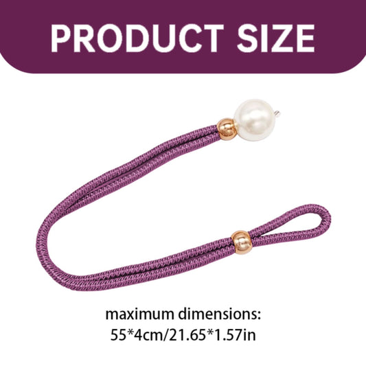 Adjustable Big Pearl Curtain Tiebacks, Hand Woven Curtain TieBack, Decorative Rope Holdbacks for Curtains, V1189-LWWAL-20260401-06748