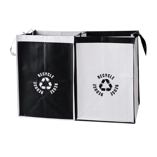 2 Pcs Separate Recycling Waste Bags,Recycle Waste Bag for Kitchen Home,Recycling Organizer,Reusable Recycling V1189-LWWAL-20260401-06751