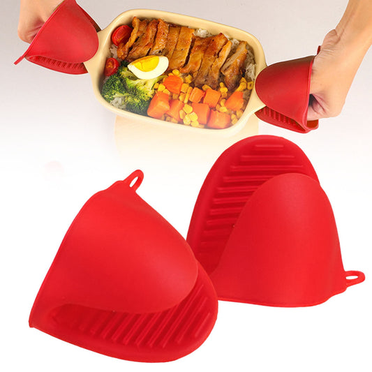 Mini Oven Gloves, Oven Heat Pot Holder, Cute Kitchen Mittens, Silicone Heat Resistant Cooking Pinch Mitts V1189-LWWAL-20260401-06758