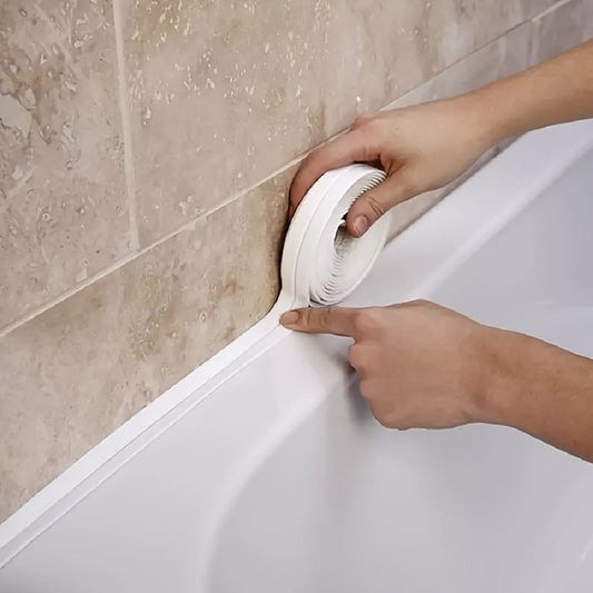 Caulk Tape, Caulking Tape, Toilet Caulk Sealing Strip, Bathtub Caulking Sealant Tape for Kitchen, Bathroom, V1189-LWWAL-20260401-06771