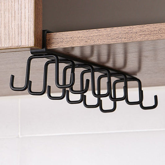 Under Cabinet Storage Mug Hooks, Under Cabinet Utensil Holder Hanger Hook, Double Sided Utensil Racks Coffee V1189-LWWAL-20260401-06775
