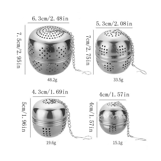 Stainless Steel Mesh Tea Infuser, Heavy Duty Tea Ball, Tea Strainer Tea Diffuser Tea Steeper for Filtering V1189-LWWAL-20260401-06779