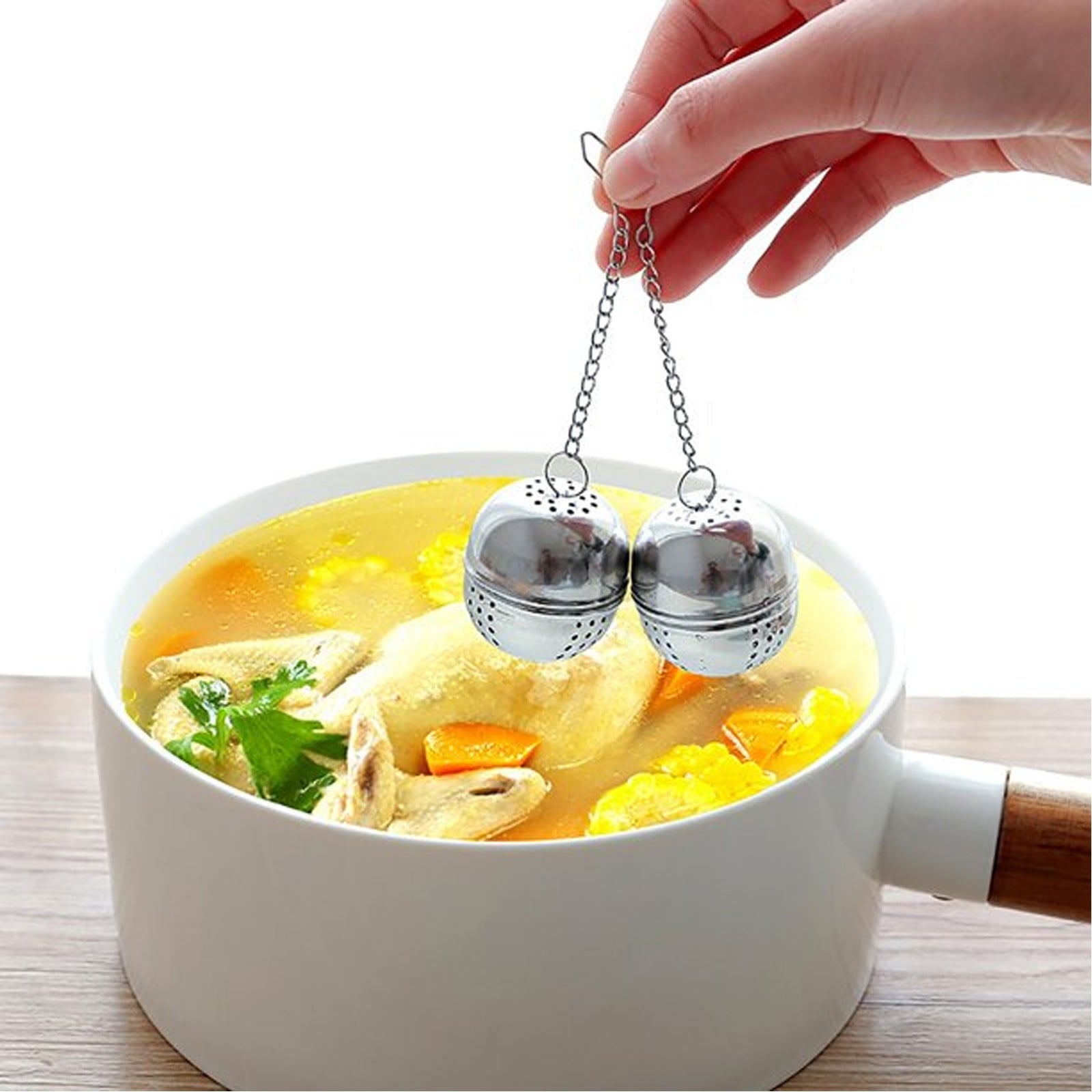 Stainless Steel Mesh Tea Infuser, Heavy Duty Tea Ball, Tea Strainer Tea Diffuser Tea Steeper for Filtering V1189-LWWAL-20260401-06779