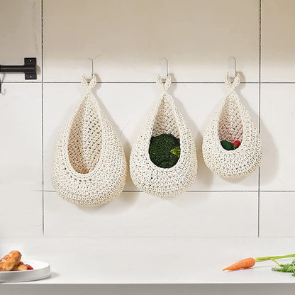 Woven Breads Baskets, Oval Small Fruit Baskets, Stackable Plastic Wicker Baskets for Serving Vegetables, V1189-LWWAL-20260401-06783