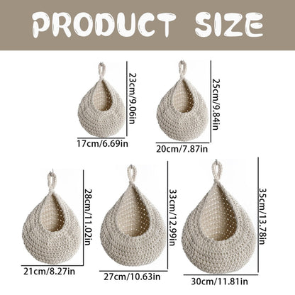 Woven Breads Baskets, Oval Small Fruit Baskets, Stackable Plastic Wicker Baskets for Serving Vegetables, V1189-LWWAL-20260401-06784