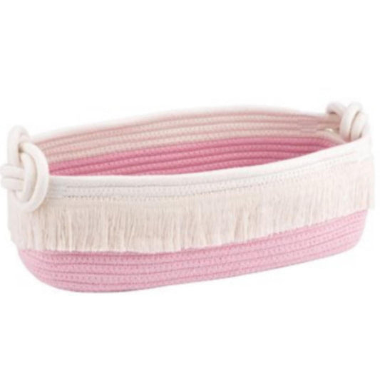 Woven Breads Baskets, Oval Small Fruit Baskets, Stackable Plastic Wicker Baskets for Serving Vegetables, V1189-LWWAL-20260401-06791