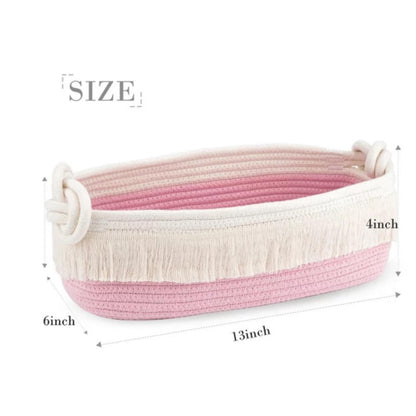 Woven Breads Baskets, Oval Small Fruit Baskets, Stackable Plastic Wicker Baskets for Serving Vegetables, V1189-LWWAL-20260401-06791