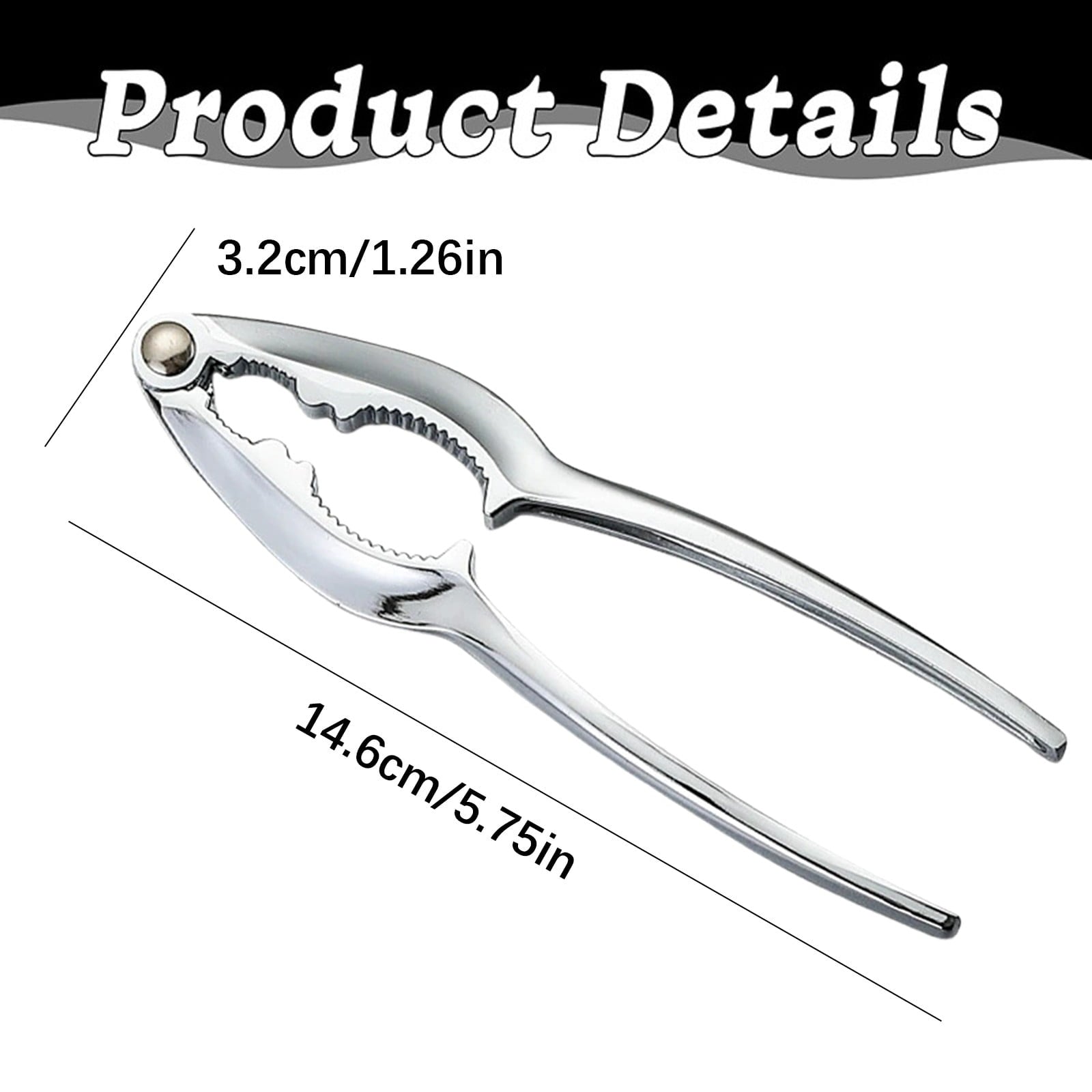 Walnut Cracker Tools, Nut Crackers for all Nuts, Walnut Nutcrackers, Metal Nut Shell Openers, Nut Shell V1189-LWWAL-20260401-06794