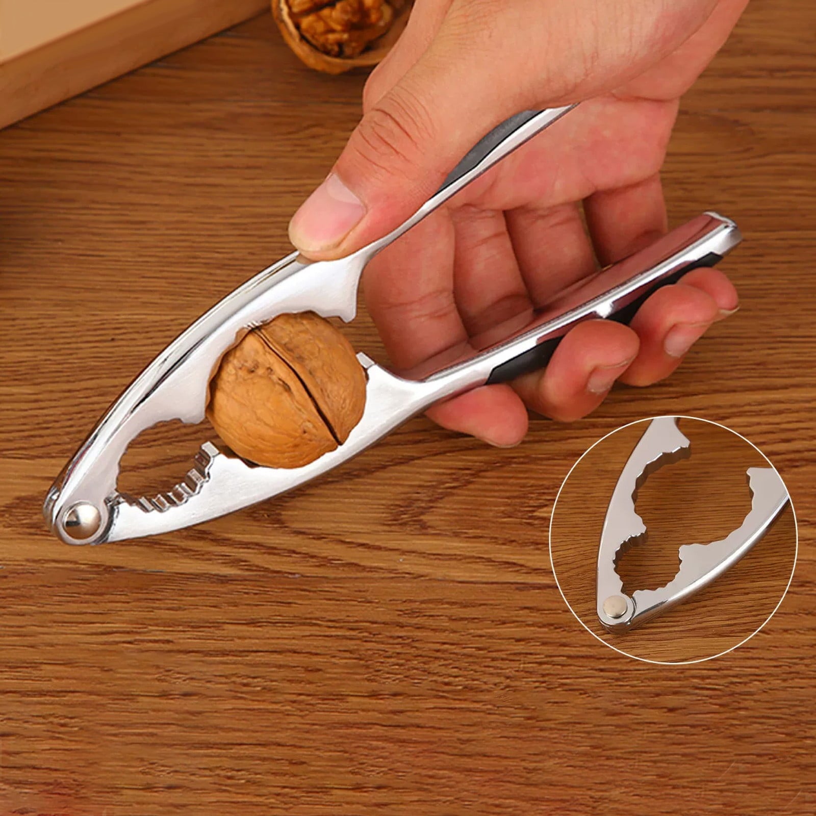 Walnut Cracker Tools, Nut Crackers for all Nuts, Walnut Nutcrackers, Metal Nut Shell Openers, Nut Shell V1189-LWWAL-20260401-06794