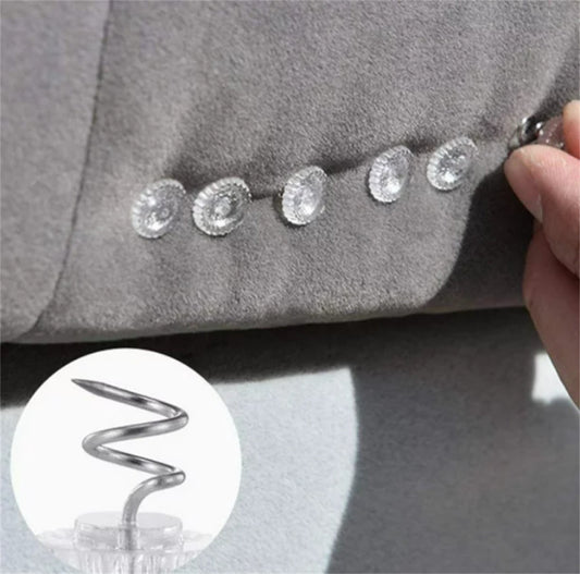 Bed Skirt Pins with Clear Heads for Upholstery, Slipcovers and Bedskirts, Upholstery Pins Twist, Bed Skirt V1189-LWWAL-20260401-06800