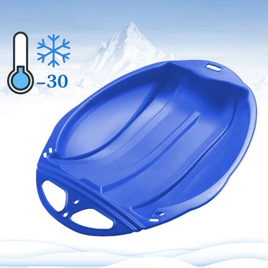 Round Snow Sled Disc for ninas & Adults, Durable PP Plastic Sand Slider & Winter Ski Pad, Non-Slip Design V1189-LWWAL-20260401-06818