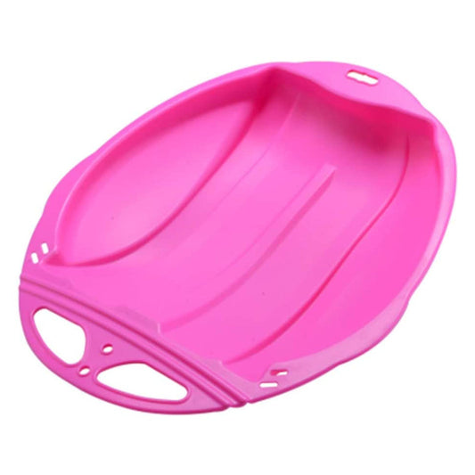 Round Snow Sled Disc for ninas & Adults, Durable PP Plastic Sand Slider & Winter Ski Pad, Non-Slip Design V1189-LWWAL-20260401-06820