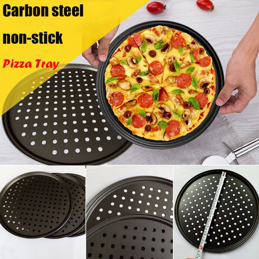 Pizza Pan for Oven, Nonstick Pizza Pans, Carbon Steel Pizza Pan with Holes, Pizza Baking Pan for Oven Baking V1189-LWWAL-20260401-06844