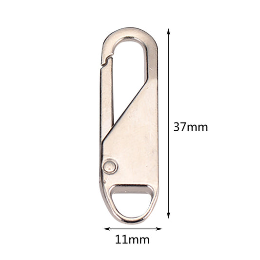 Zipper Pull Replacement, Heavy Duty Universal Zipper Puller, Detachable Zipper Pull Oval Tabs for Luggage V1189-LWWAL-20260401-06846