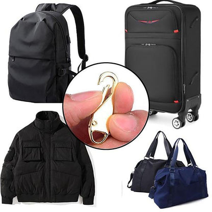 Zipper Pull Replacement, Heavy Duty Universal Zipper Puller, Detachable Zipper Pull Oval Tabs for Luggage V1189-LWWAL-20260401-06848