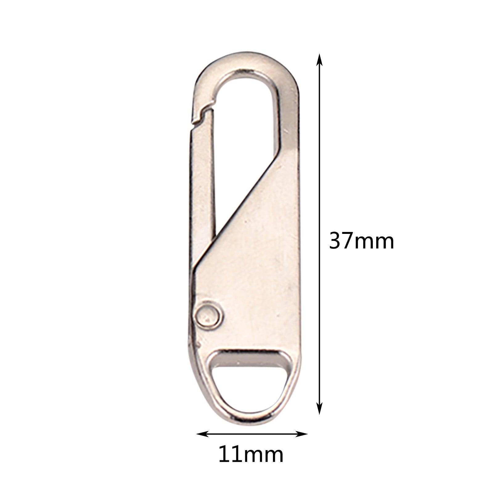 Zipper Pull Replacement, Heavy Duty Universal Zipper Puller, Detachable Zipper Pull Oval Tabs for Luggage V1189-LWWAL-20260401-06850