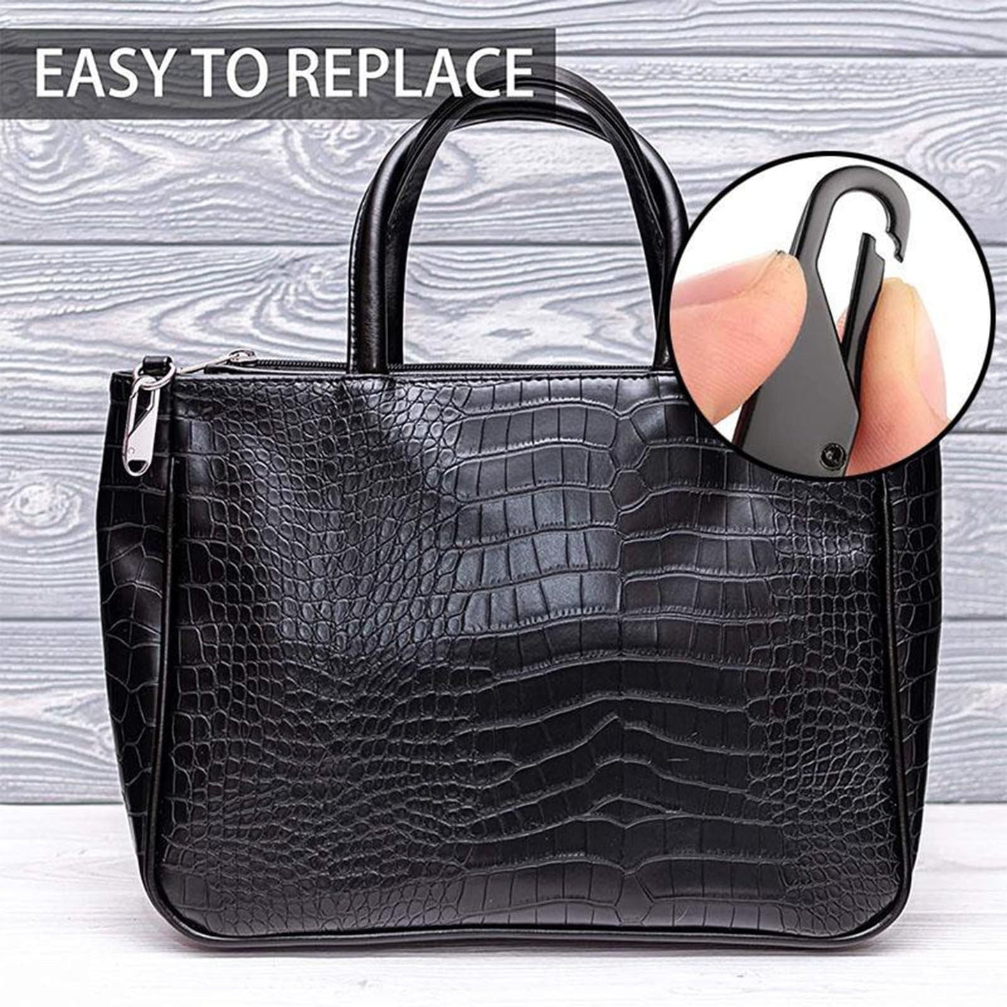 Zipper Pull Replacement, Heavy Duty Universal Zipper Puller, Detachable Zipper Pull Oval Tabs for Luggage V1189-LWWAL-20260401-06850
