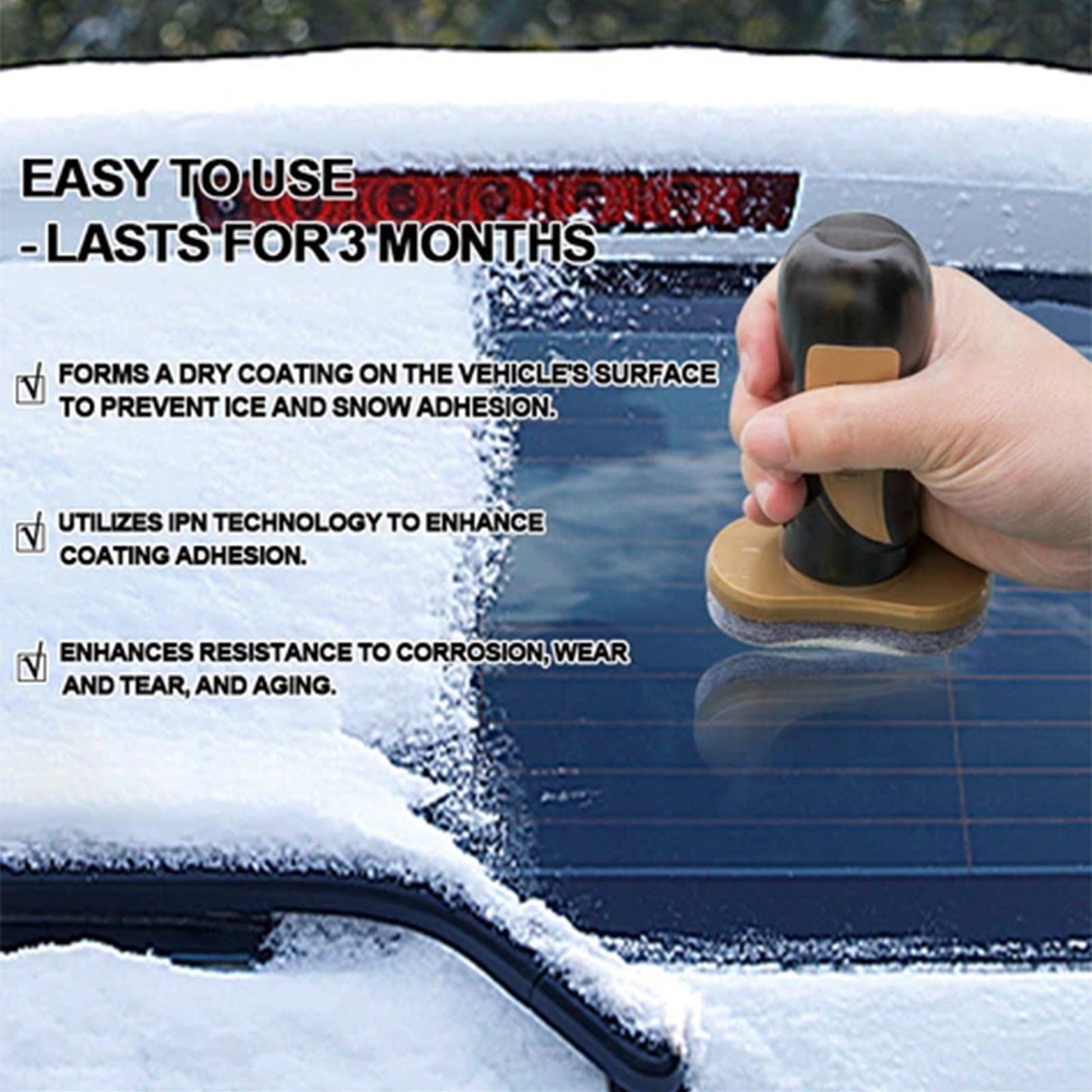 Windscreen Snow Removal Device,Winter Antifreeze Car Advanced Electromagnetic Ice Scraper,Scratch-Free Snow V1189-LWWAL-20260401-06886