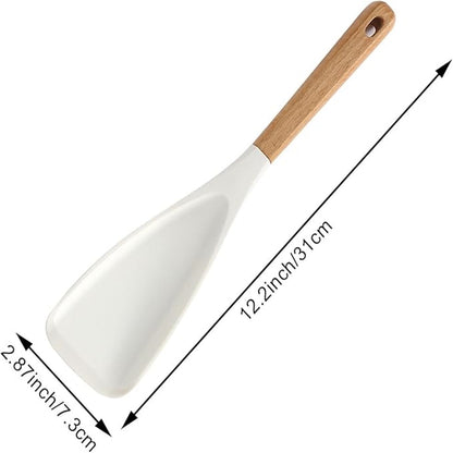Cedar and Ash Spoon,3 in 1 Spatula Spoons Silicone for Stirring,Cedar and Ash Spoonula,Multifunction Spatula V1189-LWWAL-20260401-06896