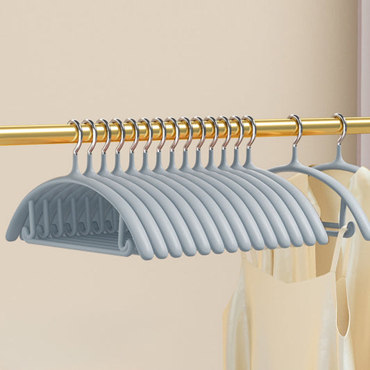Premium Velvet Hangers, Heavyduty- Non Slip No Shoulder Bump Suit Hanger - Chrome Hooks,Space Saving Round V1189-LWWAL-20260401-06906