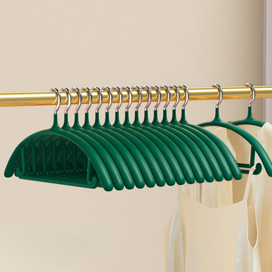 Premium Velvet Hangers, Heavyduty- Non Slip No Shoulder Bump Suit Hanger - Chrome Hooks,Space Saving Round V1189-LWWAL-20260401-06907