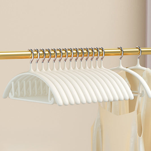 Premium Velvet Hangers, Heavyduty- Non Slip No Shoulder Bump Suit Hanger - Chrome Hooks,Space Saving Round V1189-LWWAL-20260401-06909