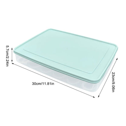 Deviled Egg Containers with Lid, Stackable Deviled Egg Box for 24 Eggs, Clear Egg Holder for Fridge with Lid, V1189-LWWAL-20260401-06923