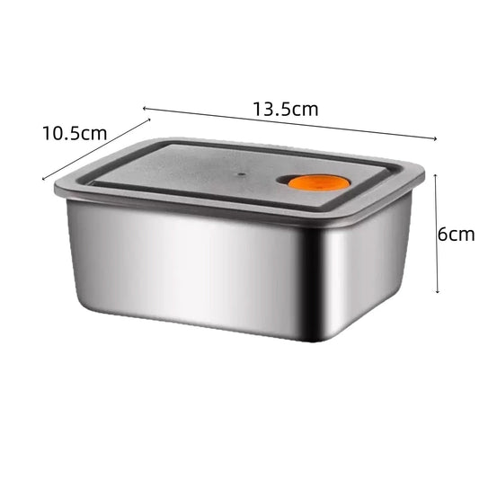 Stainless Steel Food Storage Containers with Leak-Proof Lids, 16oz Reusable Metal Meal Prep Lunch Boxes, V1189-LWWAL-20260401-06926