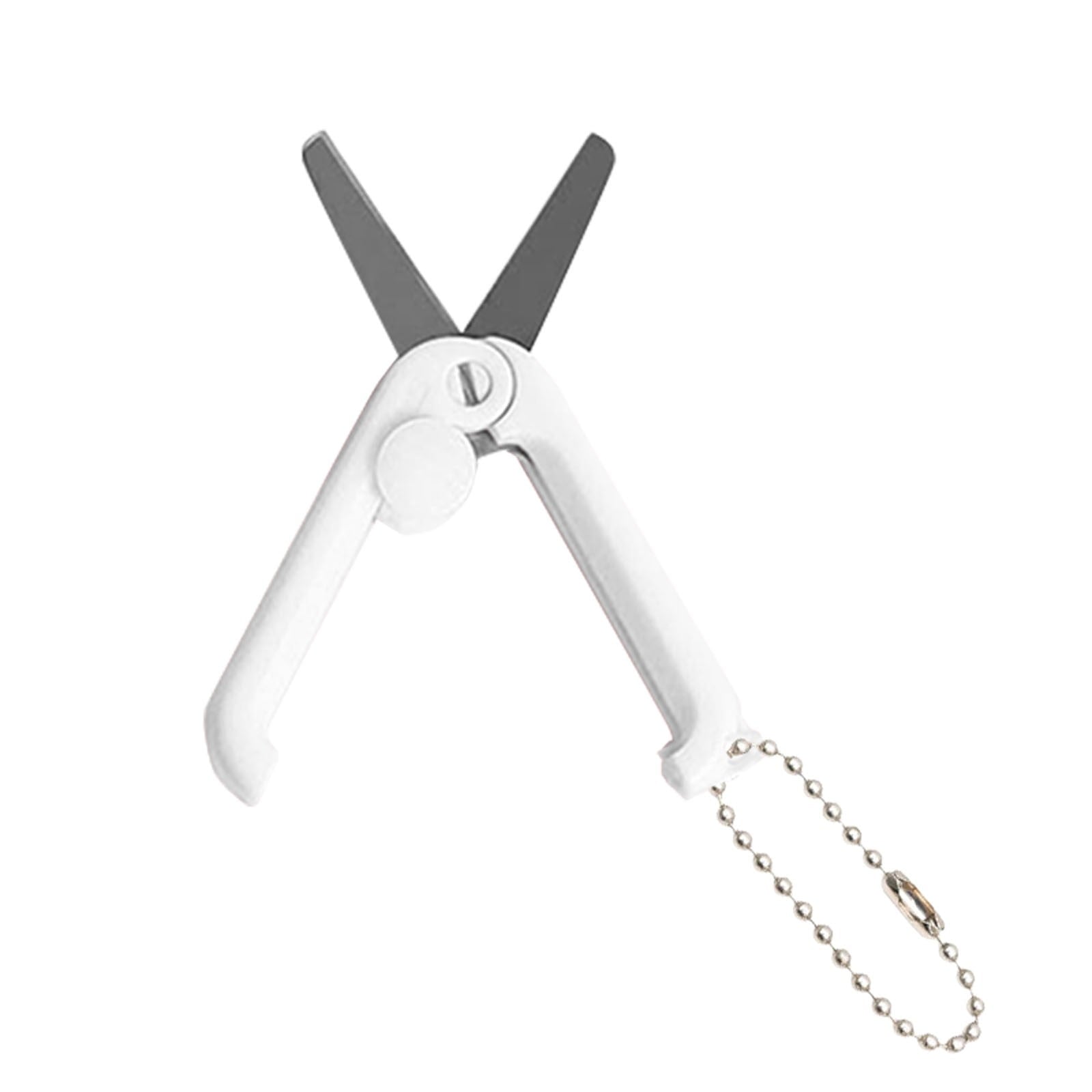 1 Pcs Mini Folding Scissors With Key Chain,1.85 Inch Keychain Scissors,Small Foldable Scissors,Portable V1189-LWWAL-20260401-06943