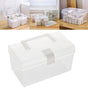 Plastic Storage Bins With Lid and Handle, Plastic Latch Storage Box, Stackable Storage Container, Small V1189-LWWAL-20260401-06958