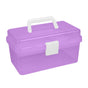 Plastic Storage Bins With Lid and Handle, Plastic Latch Storage Box, Stackable Storage Container, Small V1189-LWWAL-20260401-06960