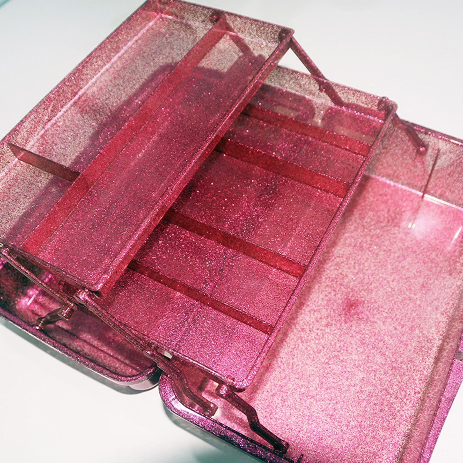 Plastic Storage Bins With Lid and Handle, Plastic Latch Storage Box, Stackable Storage Container, Small V1189-LWWAL-20260401-06969