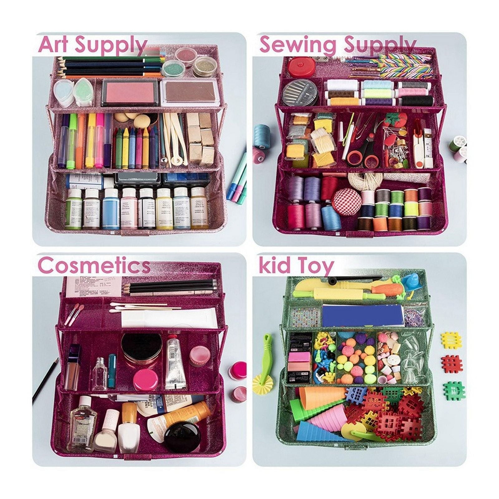 Plastic Storage Bins With Lid and Handle, Plastic Latch Storage Box, Stackable Storage Container, Small V1189-LWWAL-20260401-06969