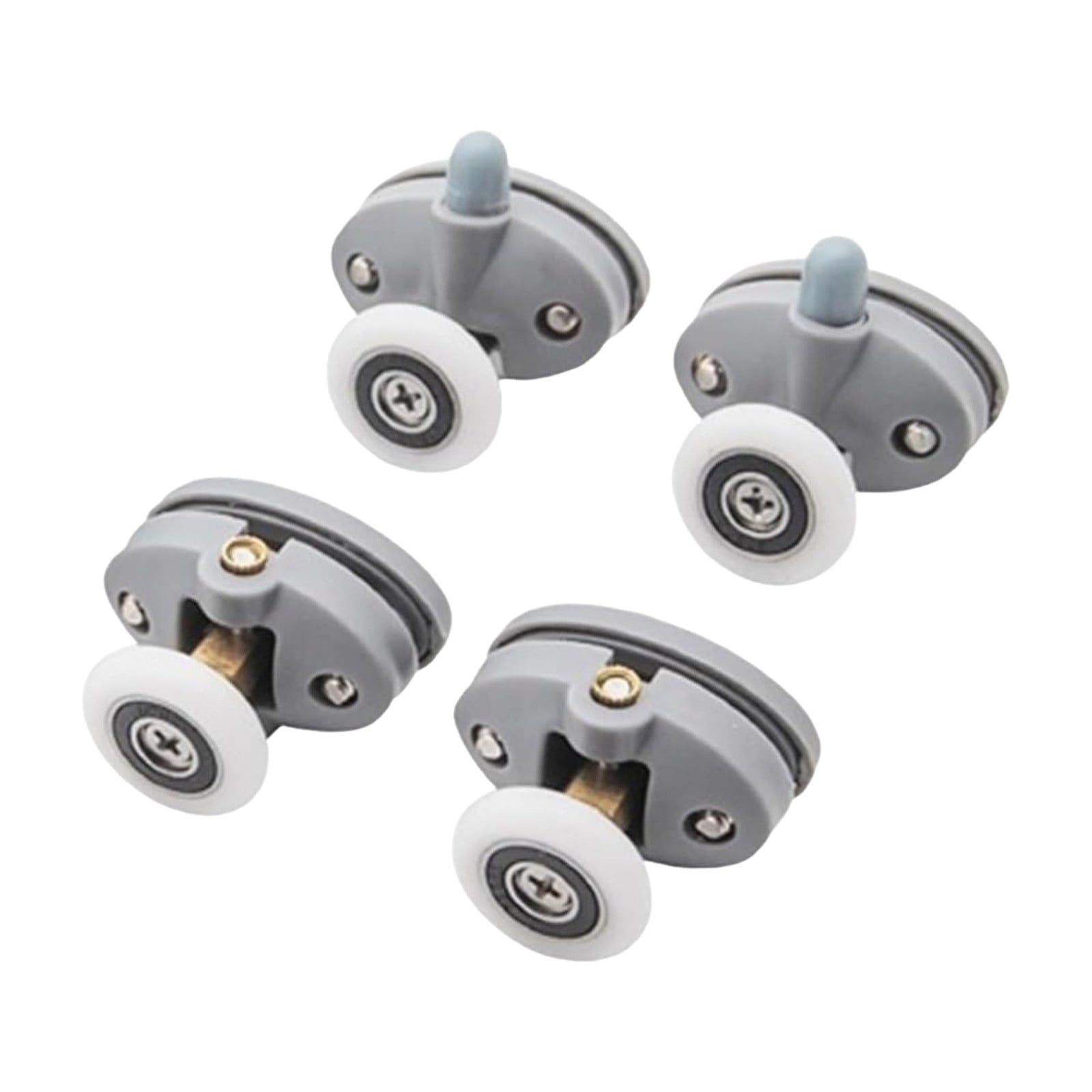 Shower Door Rollers, Single Shower Door Runners/Wheels/Pulleys/Guides 25mm Diameter Home Bathroom DIY V1189-LWWAL-20260401-07004