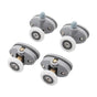 Shower Door Rollers, Single Shower Door Runners/Wheels/Pulleys/Guides 25mm Diameter Home Bathroom DIY V1189-LWWAL-20260401-07004