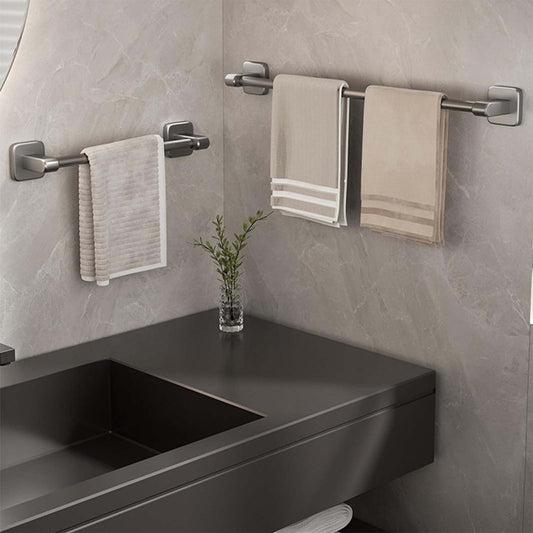 Brushed Nickel Towel Bar,Towel Holder for Bathroom Wall with Hanging Length,Stainless Steel Towel Rod,Brushed V1189-LWWAL-20260401-07036