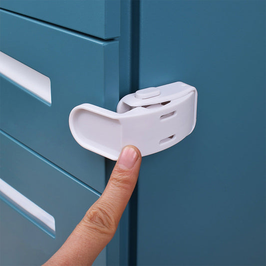 Drawer Locks Child Proofing, Child Proof Cabinet Locks For 0-12 Month Safety Botton Lock For Drawers Side V1189-LWWAL-20260401-07058