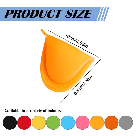 Oven Mitts Heat Resistant, Mini Oven Mitts, Mini Silicone Oven Gloves,Pinch Grips Mitts Potholder for Kitchen V1189-LWWAL-20260401-07074