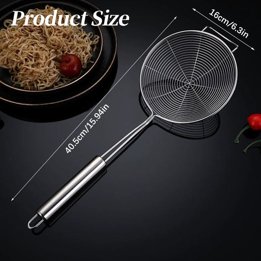 Strainer Spider Skimmers for Kitchen Cooking and Frying Food, Stainless Steel Slotted Spoon Pasta Strainers V1189-LWWAL-20260401-07091