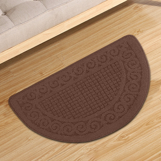 Entrance Semicircular Floor Mat,Non-Slip Outdoor and Indoor Carpet with Moisture-Proof Backing,Durable V1189-LWWAL-20260401-07116