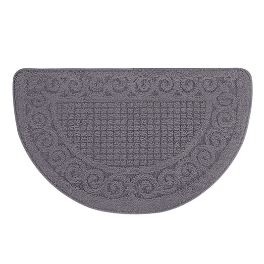 Entrance Semicircular Floor Mat,Non-Slip Outdoor and Indoor Carpet with Moisture-Proof Backing,Durable V1189-LWWAL-20260401-07117
